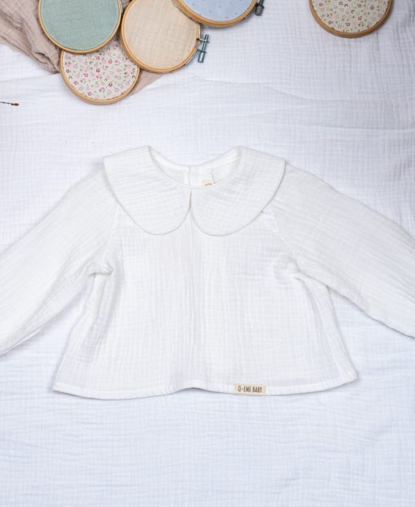 Blusa cuello bebé
