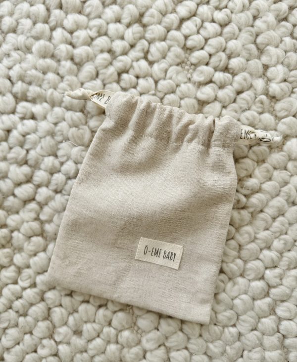 Bolsa Mini Fruncida Lino Arena