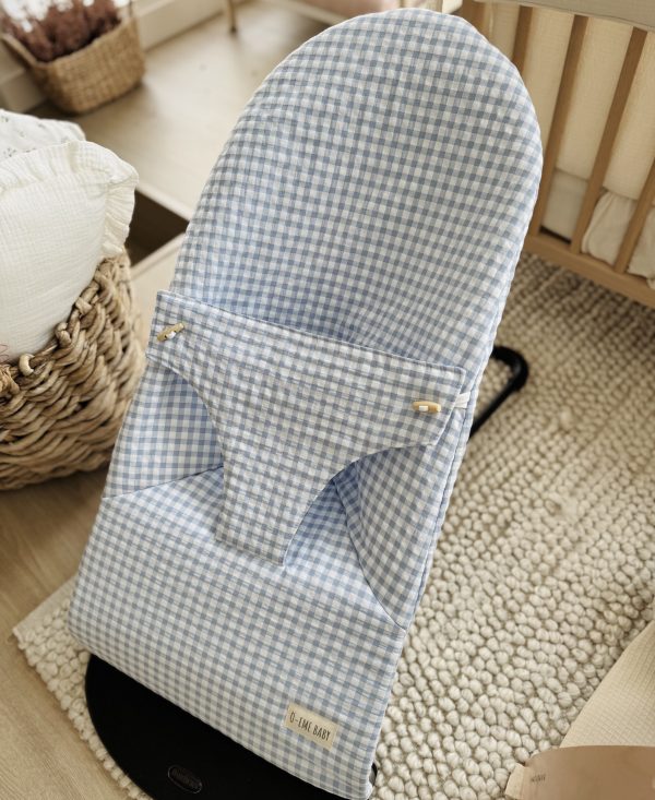 FUNDA BABYBJORN VICHY AZUL CLASIC