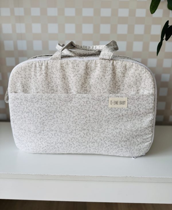 Maleta Flor Nati Gris