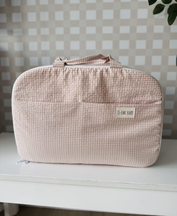 Maleta Mini Vichy Oli Rosa