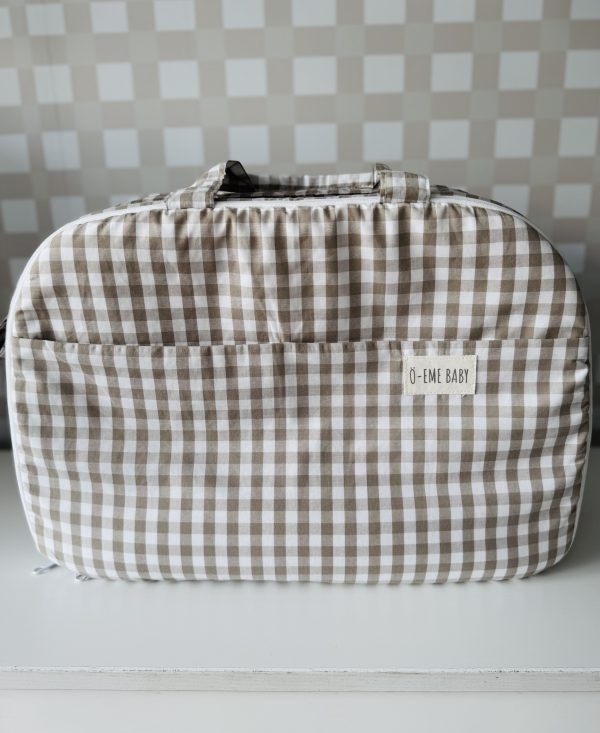 Maleta Vichy Marrón