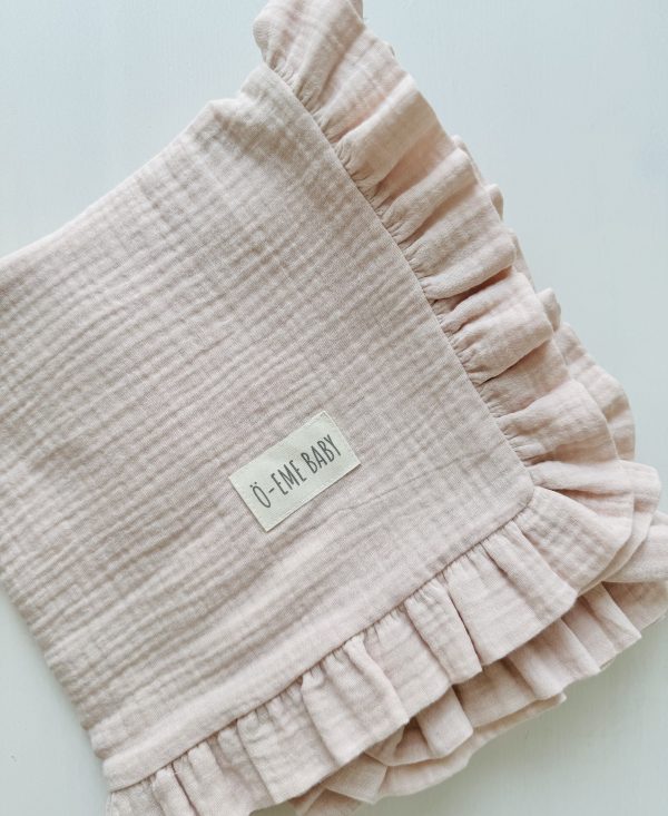 Manta Entretiempo Bambula Rosa Claro