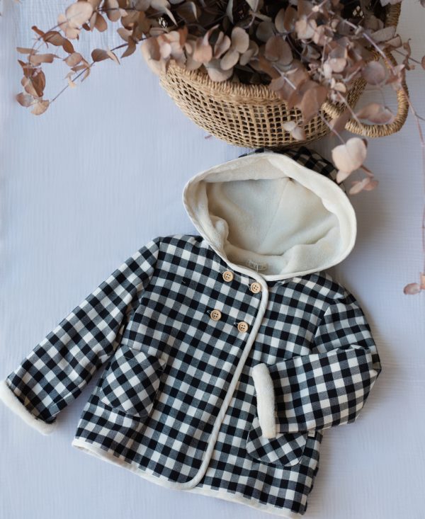 Abrigo vichy invernal