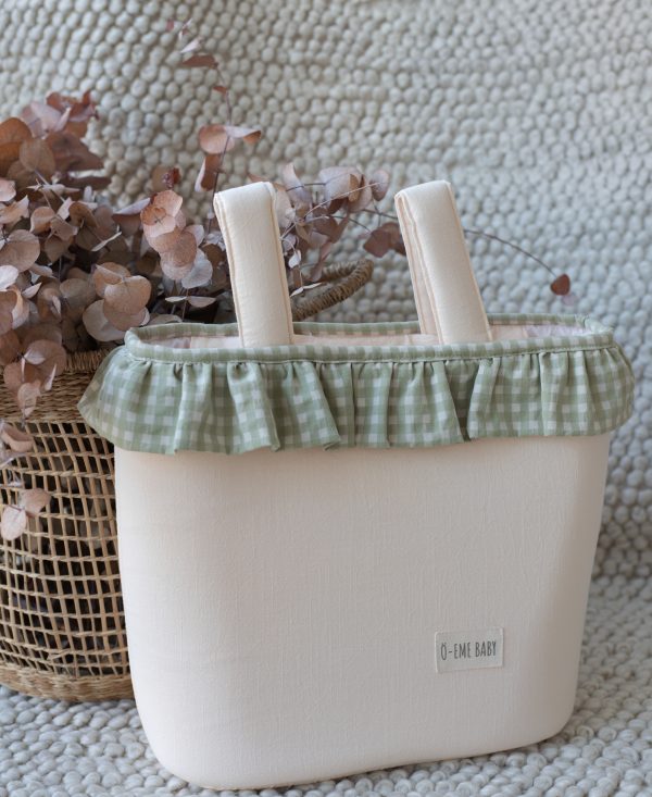 AMAREI XL FRANKY BEIGE CON VOLANTE VICHY TEA