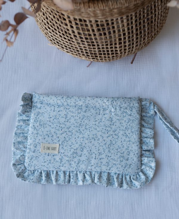 CLUTCH FLOR NATI AZUL