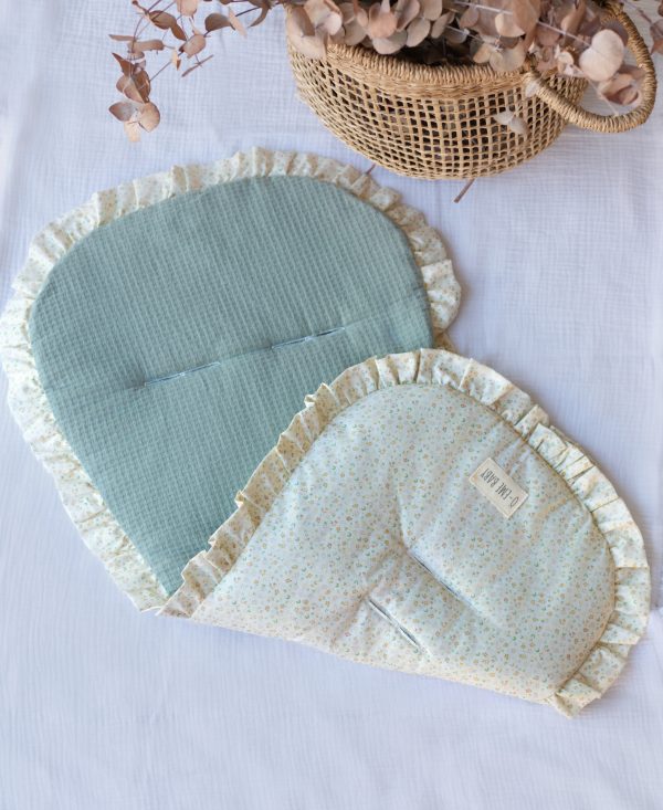 COLCHONETA BUGABOO ARPI VERDE Y FLOR BOSQUE