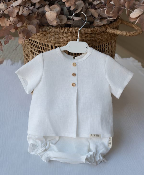 Conjunto Lino 3 botones