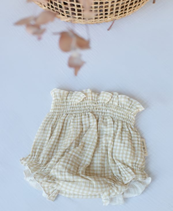 CULOTTE BAMBULA VICHY BEIGE