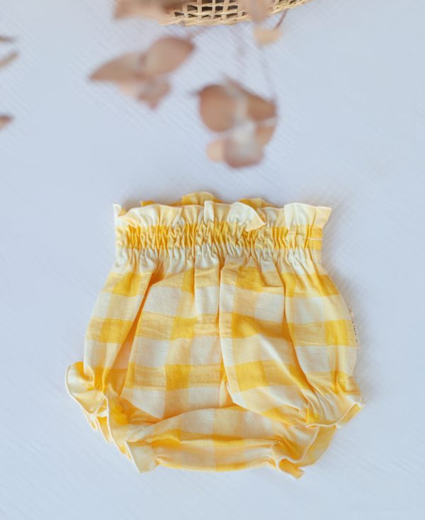 Culotte Vichy amarillo