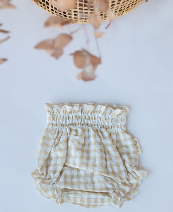 CULOTTE VICHY BEIGE CLASIC