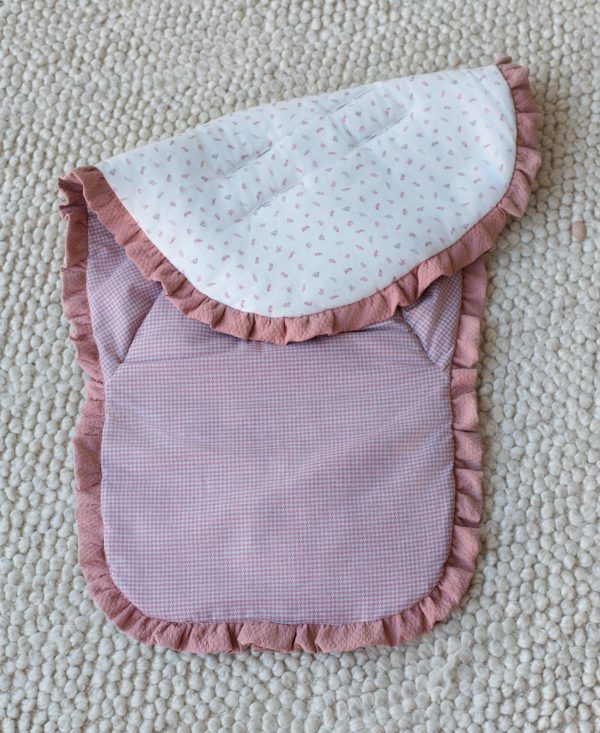 FUNDA-COLCHONETA BUGABOO PATA DE GALLO, AMELIA Y DOLBY ROSA