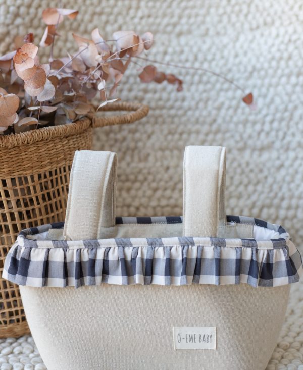 MINI AMAREI LONETA ARENA VOLANTE VICHY ANTRACITA XL