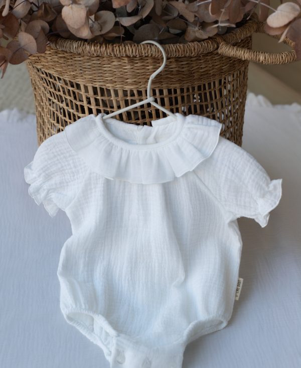 PELELE BAMBULA BLANCO CUELLO VOLANTE