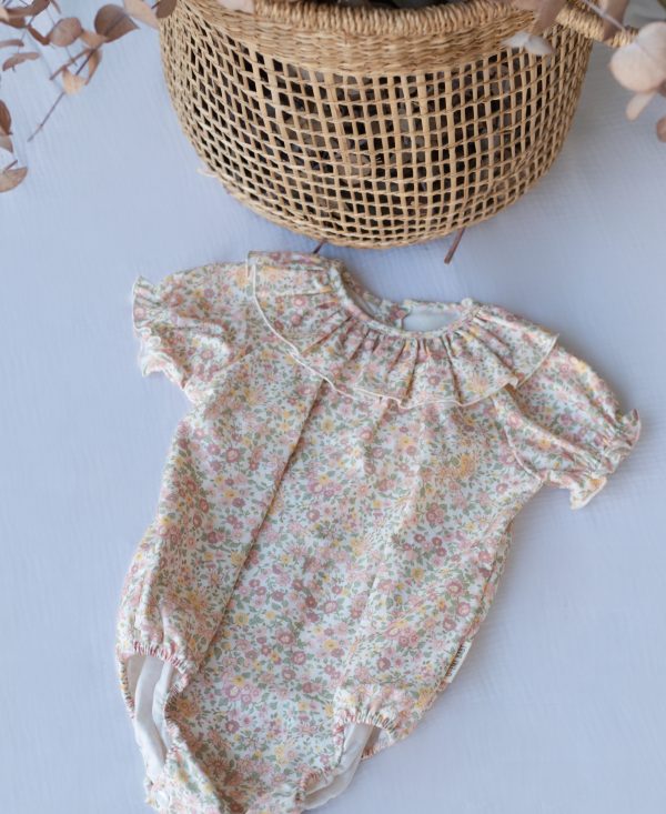 PELELE VIY? ROSA CUELLO VOLANTE MANGA CORTA