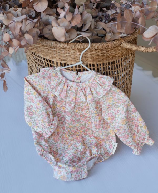 PELELE VIY? ROSA CUELLO VOLANTE MANGA LARGA