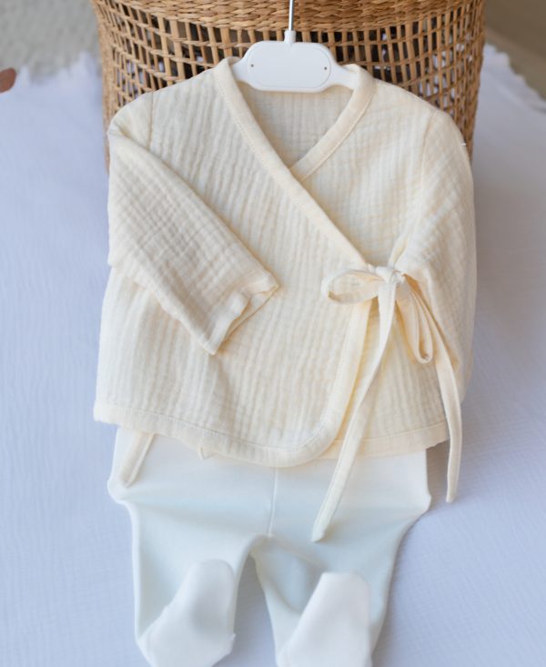 PIJAMA NEW BORN BAMBULA BEIGE