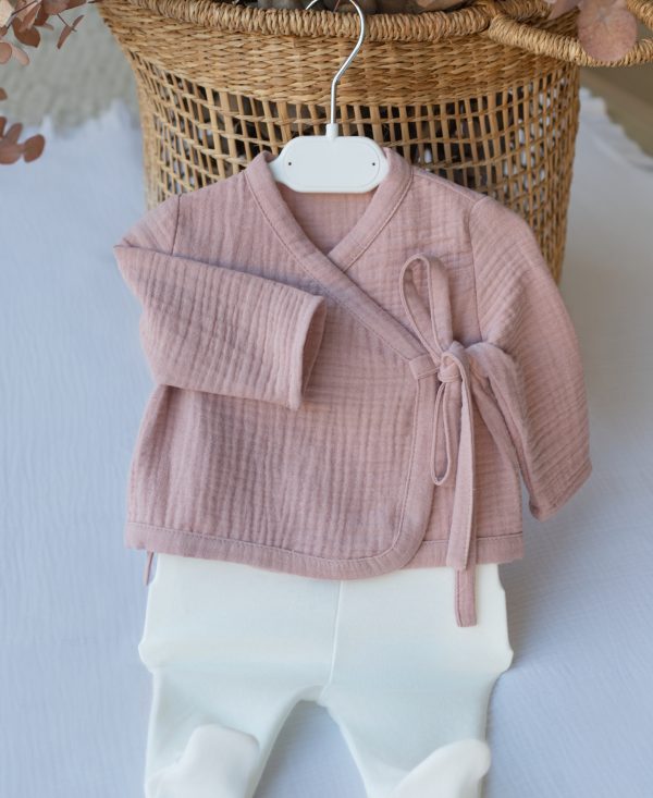 PIJAMA NEW BORN BAMBULA ROSA ANTIGUO