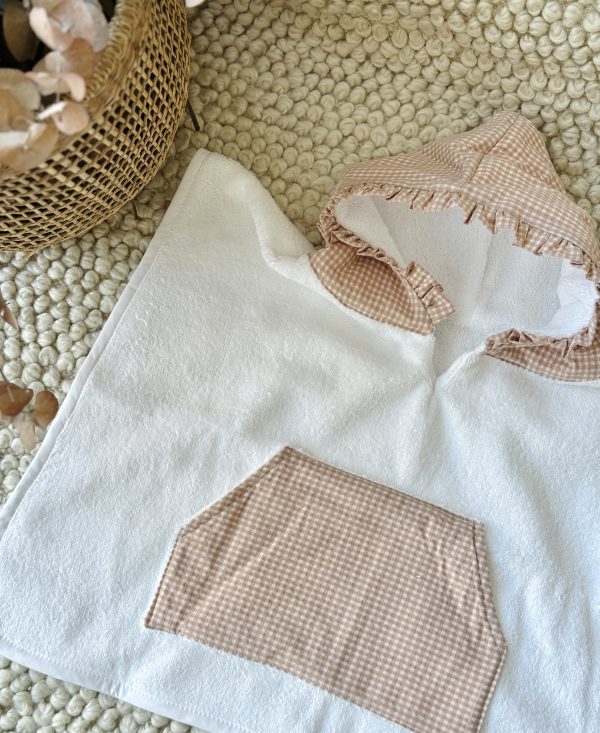 PONCHO MINI VICHY OLI ROSA