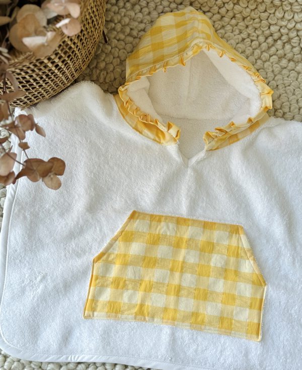 PONCHO VICHY AMARILLO XL