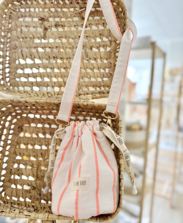 BOLSO BOMBONERA CORAL