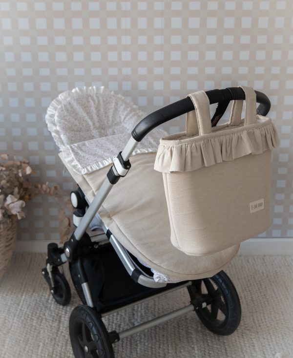 PACK SACO SILLA Y AMAREI XL LONETA ARENA Y FLOR CALA