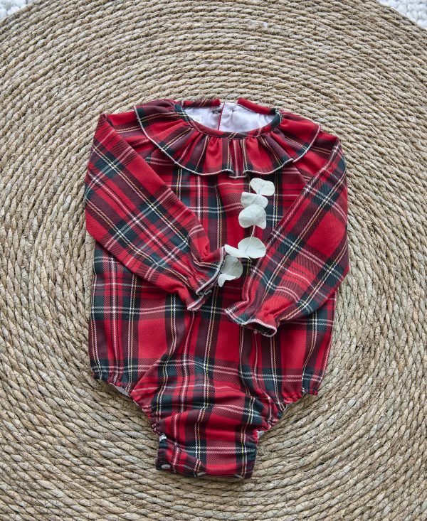 Pelele Lia Escocés Rojo